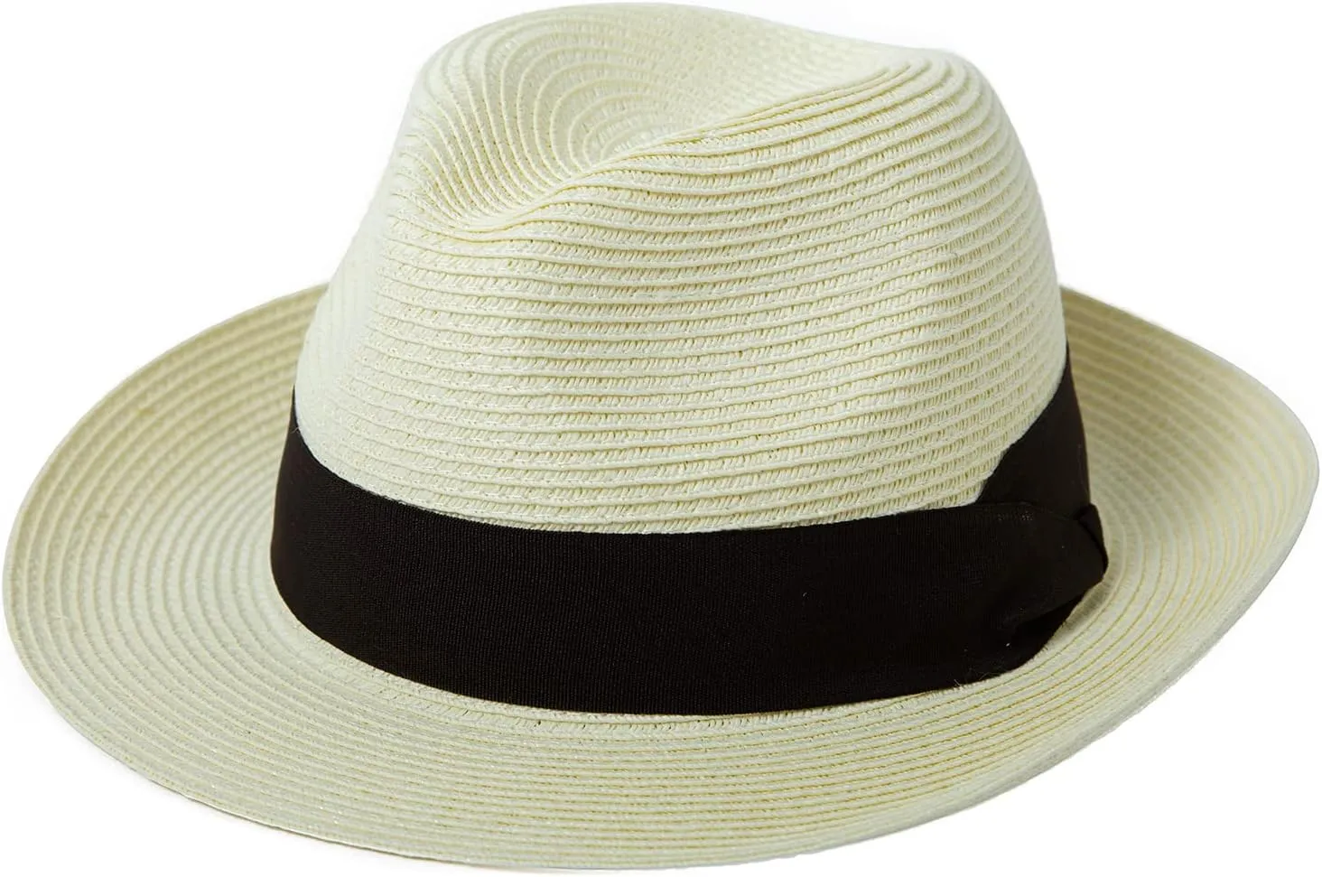 Comhats Oversized XL XXL Straw Fedora Hats for Men Big Head Mid Brim Sun UV Protection Summer Beach