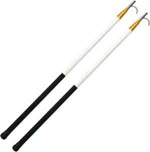Commercial Rust-Resistant Rescue Hook with 4/5/ 6 M Super Light Long Handle, Heavy Duty Boat Hooks for Docking Telescopic Floating, Trailer Truck Cargo Grabber Tool
