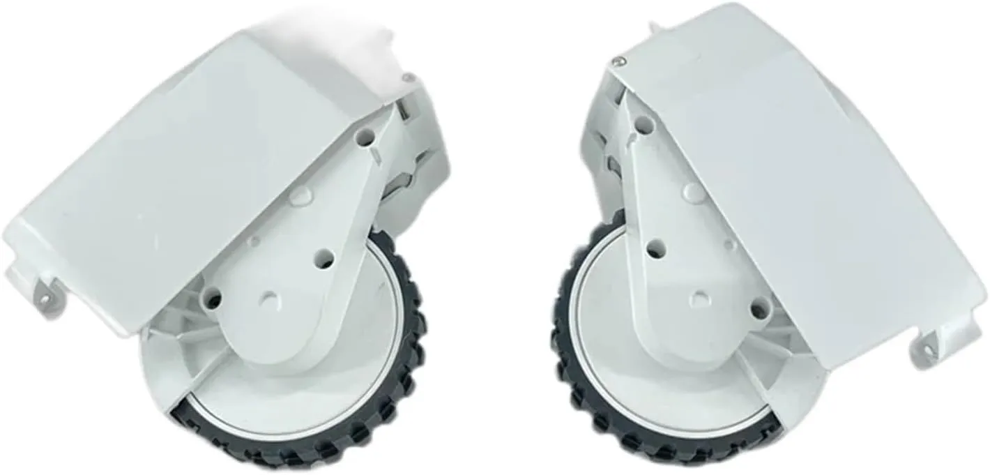 Compatible ForROIDMI，Compatible For EVE ，Compatible ForPLUS， Travel Wheel Right And Left Module Replacement Parts Sweeping Robot Accessories(White L R)