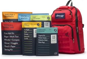 Complete Earthquake Bag – 1 Week of Emergency Supplies for Earthquakes, Hurricanes, Wildfires, Floods   Other Disasters