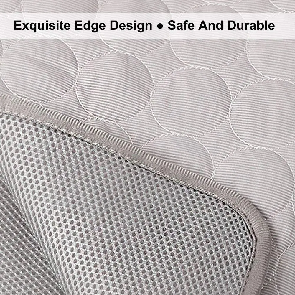 Cooling Mat for Dogs Summer Dog Pad for Small Medium Large Dogs Cats, Pet Ice Silk Blankets Sleeping Mat, Outdoor Dog Self Cooling Crate Sleep Mats Washable Portable