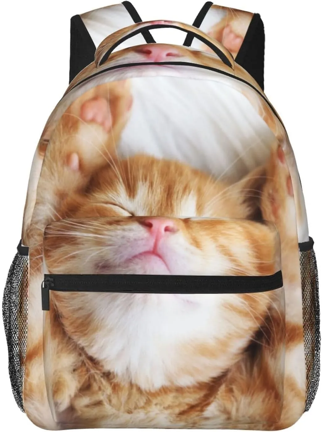 Coral Velvet Bath Designs Cat Backpack Laptop Backpack Sports Travel Shoulder bag Light casual backpack