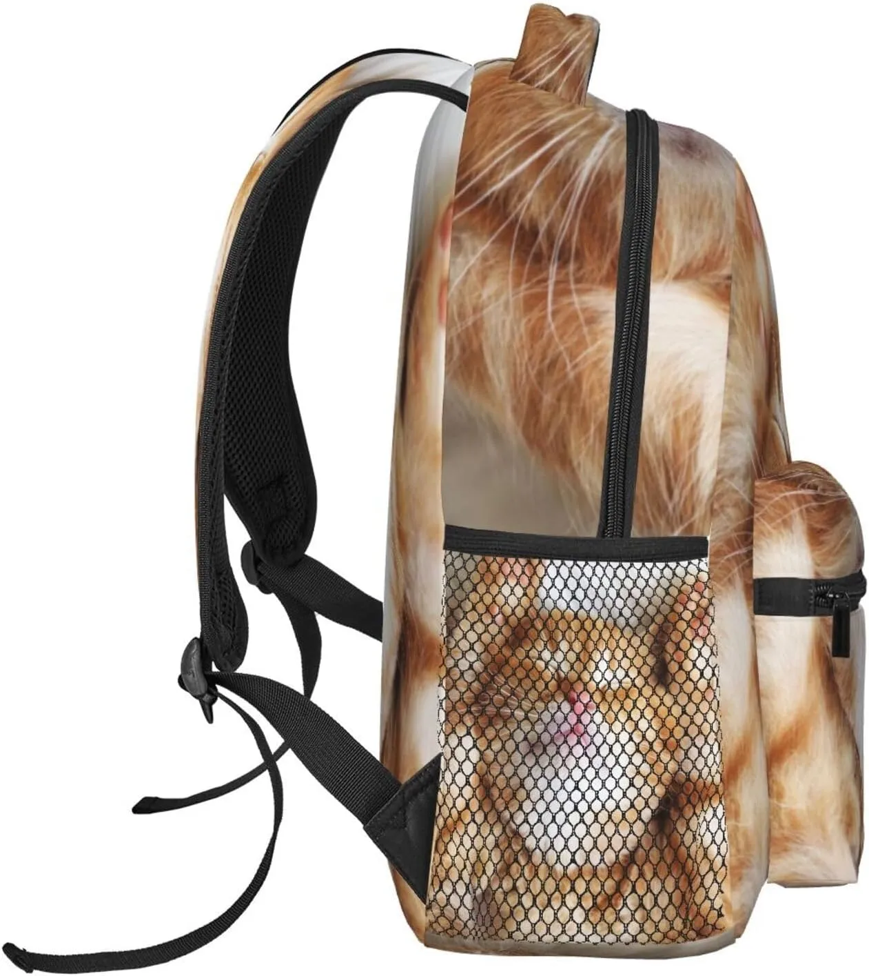 Coral Velvet Bath Designs Cat Backpack Laptop Backpack Sports Travel Shoulder bag Light casual backpack