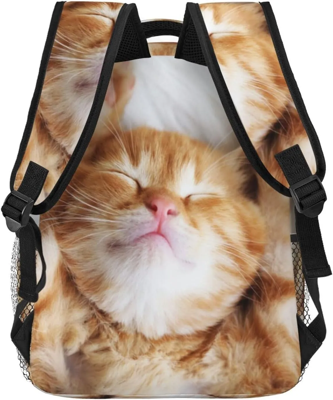Coral Velvet Bath Designs Cat Backpack Laptop Backpack Sports Travel Shoulder bag Light casual backpack
