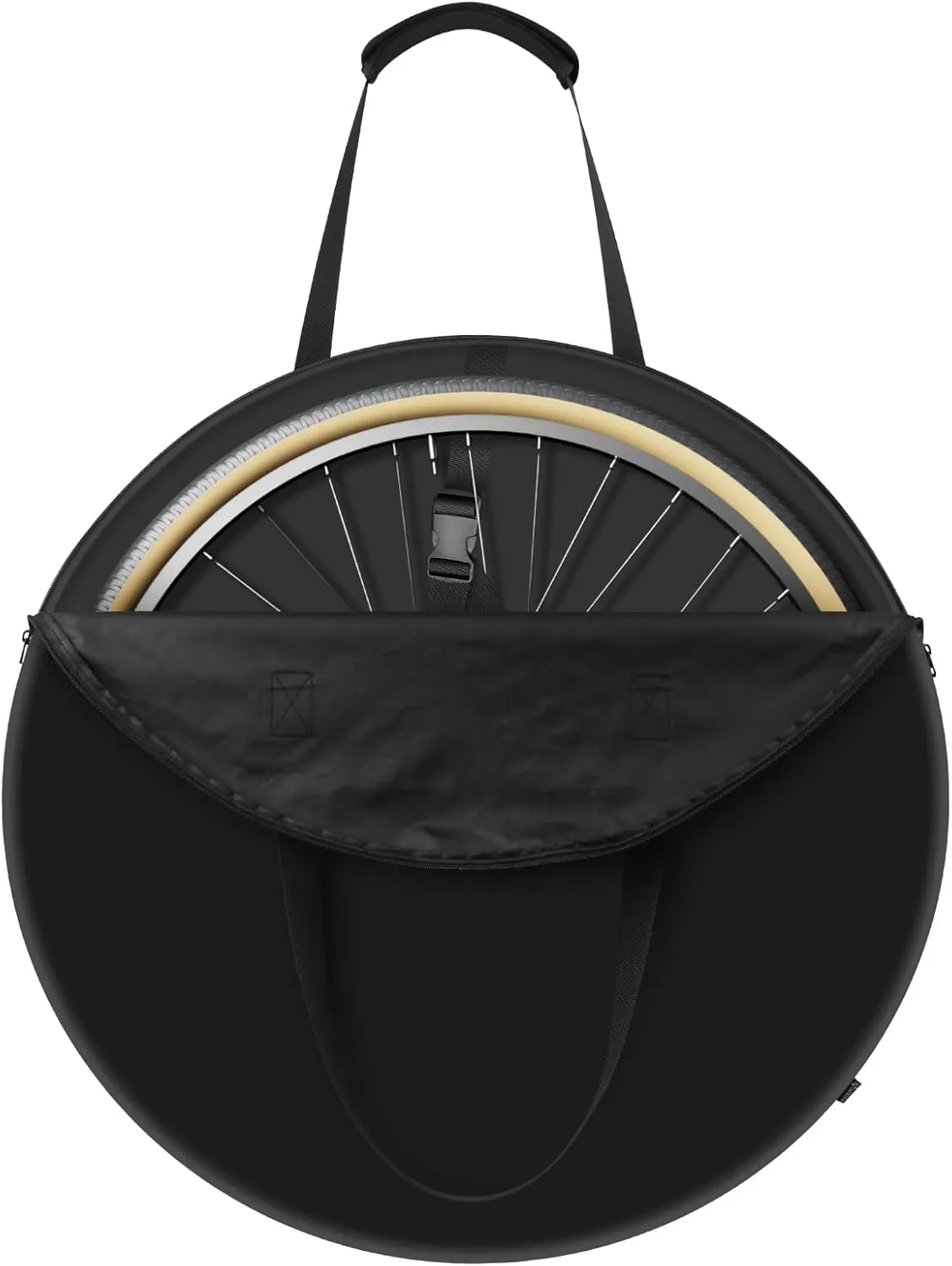 Cosmos Bicycle Bike Wheel Carry Case Bag, Waterproof Protective Travel Storage Bike Wheel Cover for Road Mountain Bike, Fits 26” to 29” Bike Wheel Size for Handle & Shoulder Carrying