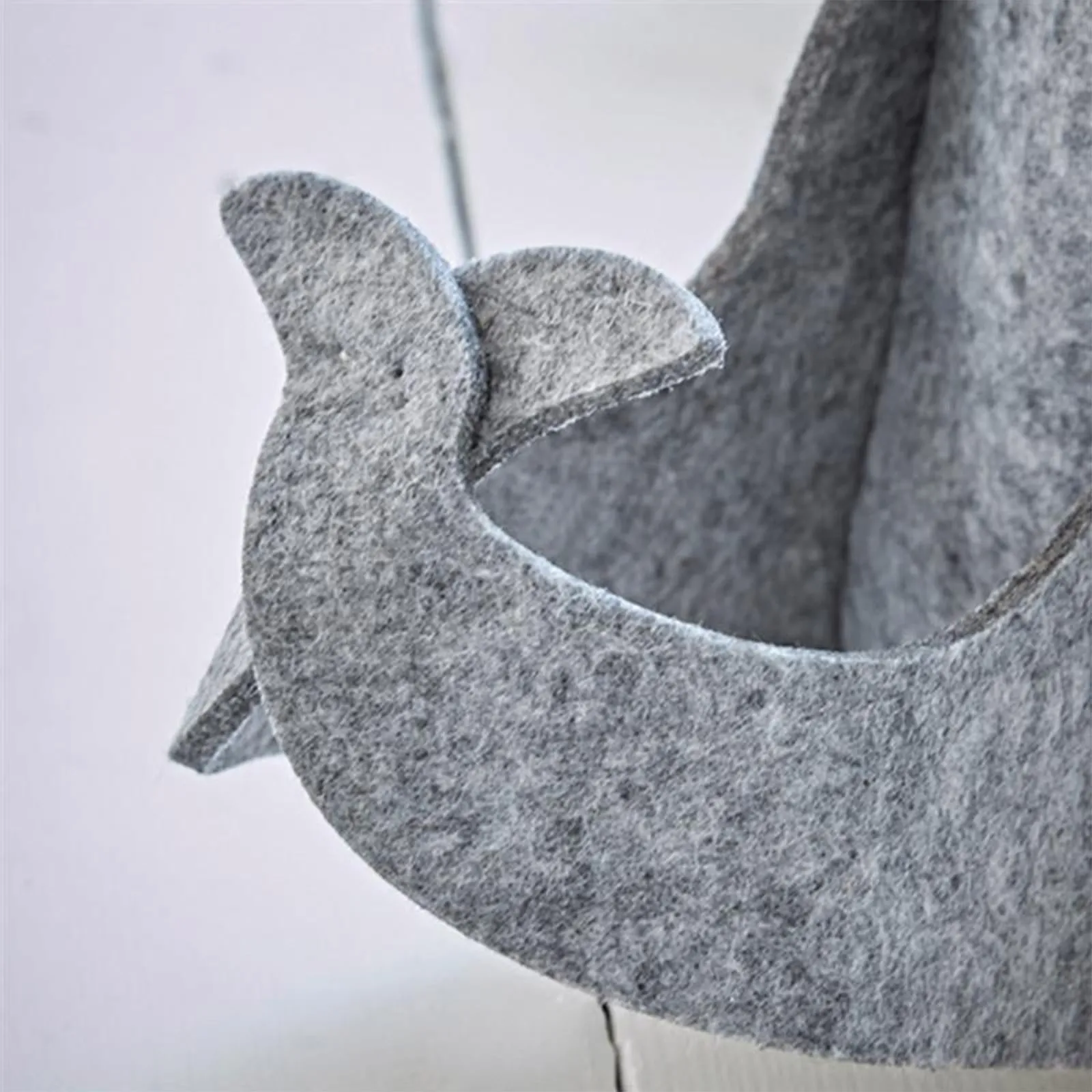 Cotton Whale-Shaped Pet Nest With Detachable Cushion For All Seasons