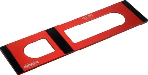 CraftMaster Union Tray for Apple Magic Keyboard and Apple Magic Trackpad 2 - Metal Dock Stand Controls Your iMac or Laptop Remotely, Premium Home and Office Accessory - Red
