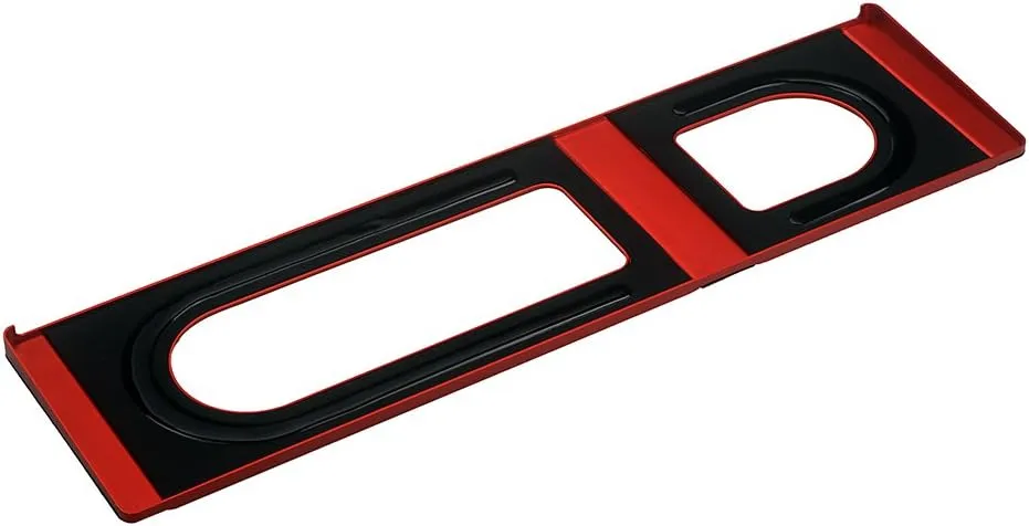CraftMaster Union Tray for Apple Magic Keyboard and Apple Magic Trackpad 2 - Metal Dock Stand Controls Your iMac or Laptop Remotely, Premium Home and Office Accessory - Red