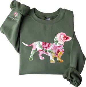 Custom Dog Mom Sweatshirt, Cute & Cozy Gift for Dog Lovers, Perfect for Pet Moms