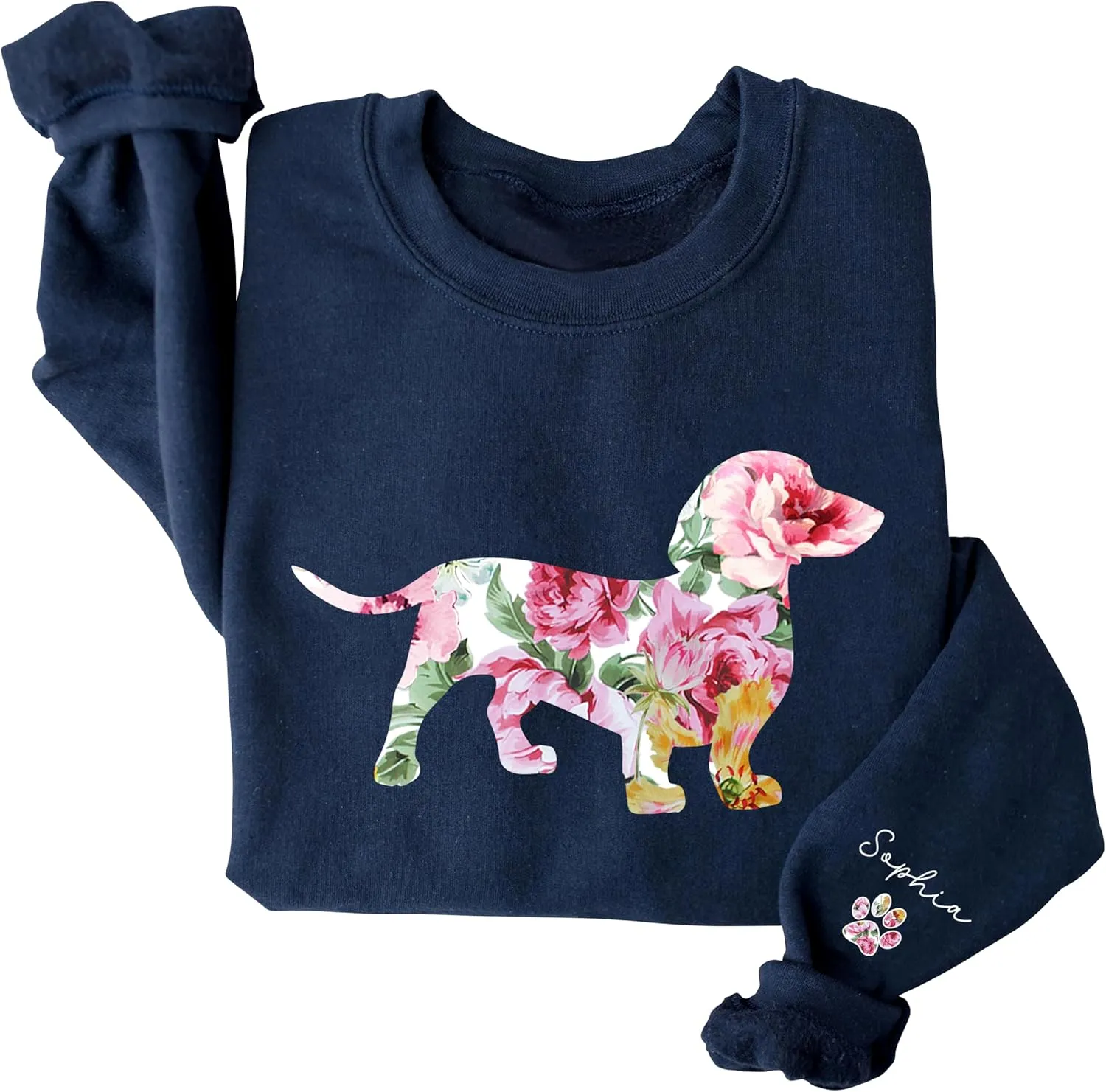 Custom Dog Mom Sweatshirt, Cute & Cozy Gift for Dog Lovers, Perfect for Pet Moms