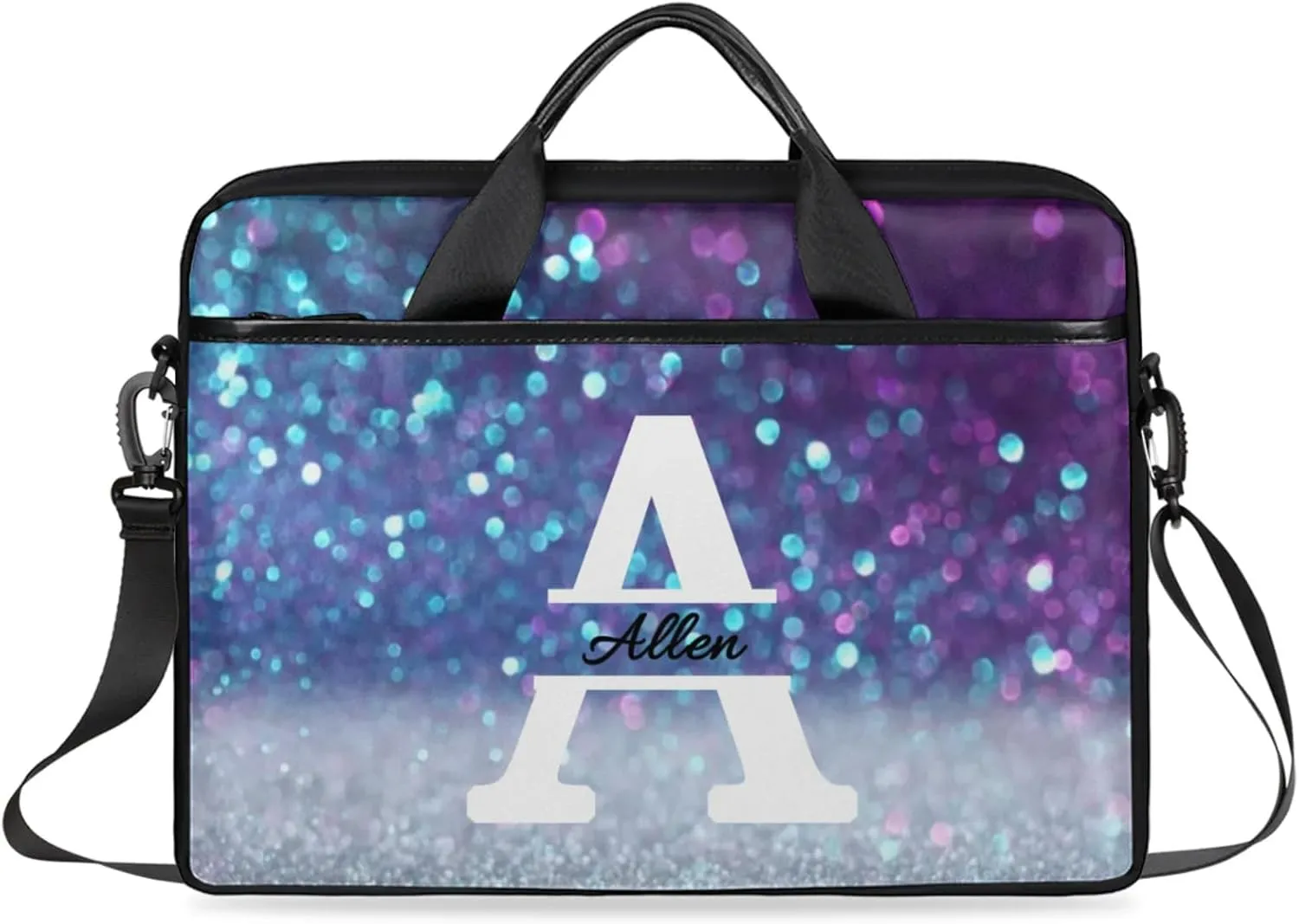 Custom Laptop Bag, Personalized Shoulder Bag for Laptop, Portable Computer Bag ，Gifts for Business Office