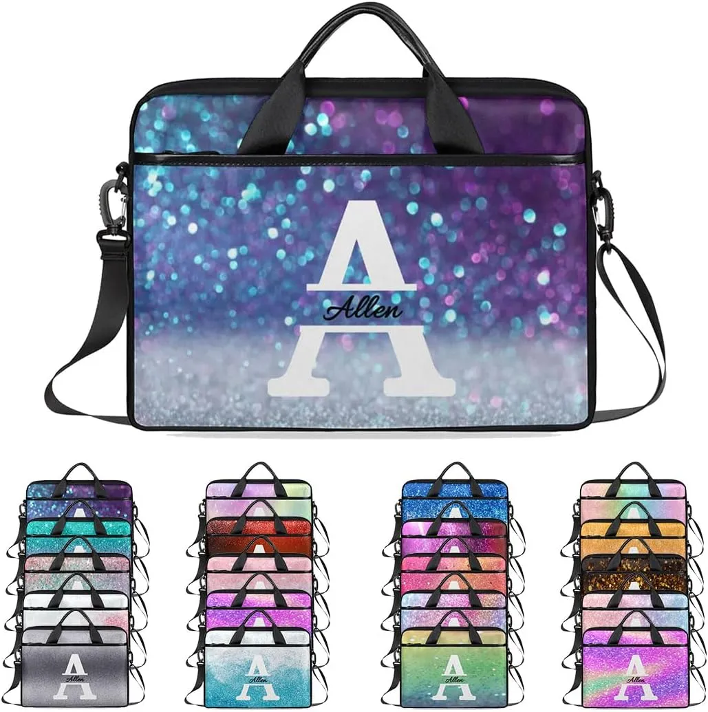 Custom Laptop Bag, Personalized Shoulder Bag for Laptop, Portable Computer Bag ，Gifts for Business Office
