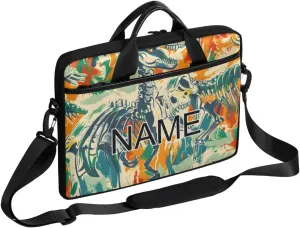 Custom Laptop Bag with Name Personalized 15 Inch Shoulder Computer Bag
