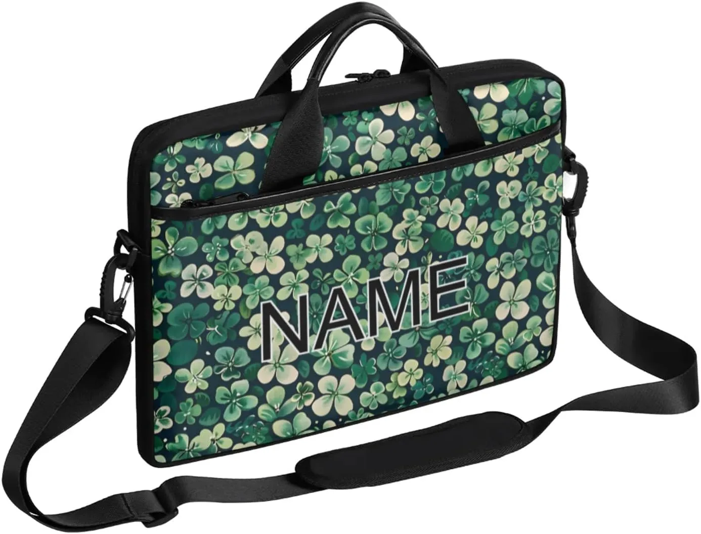 Custom Laptop Bag with Name Personalized 15 Inch Shoulder Computer Bag