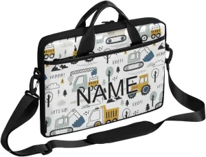 Custom Laptop Bag with Name Personalized 15 Inch Shoulder Computer Bag