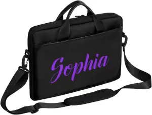 Custom Laptop-Bag with Name,Lightweight Portable Personalized Shoulder Computer-Bag,Customized Briefcase for Adult