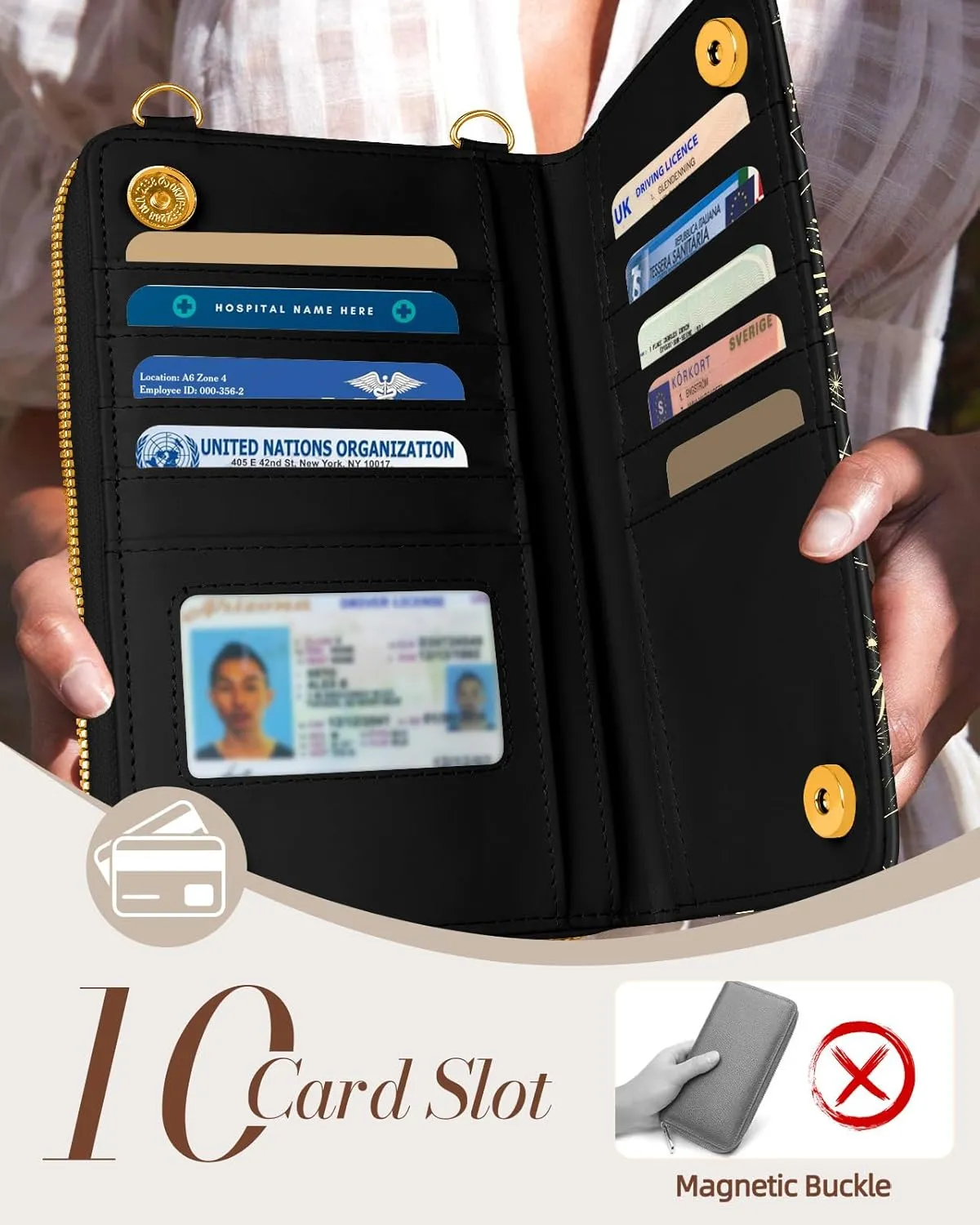 Cute Crossbody Purse Cell Phone Bags for Women - Leather Cellphone Wallet Purse with Adjustable Shoulder Rope