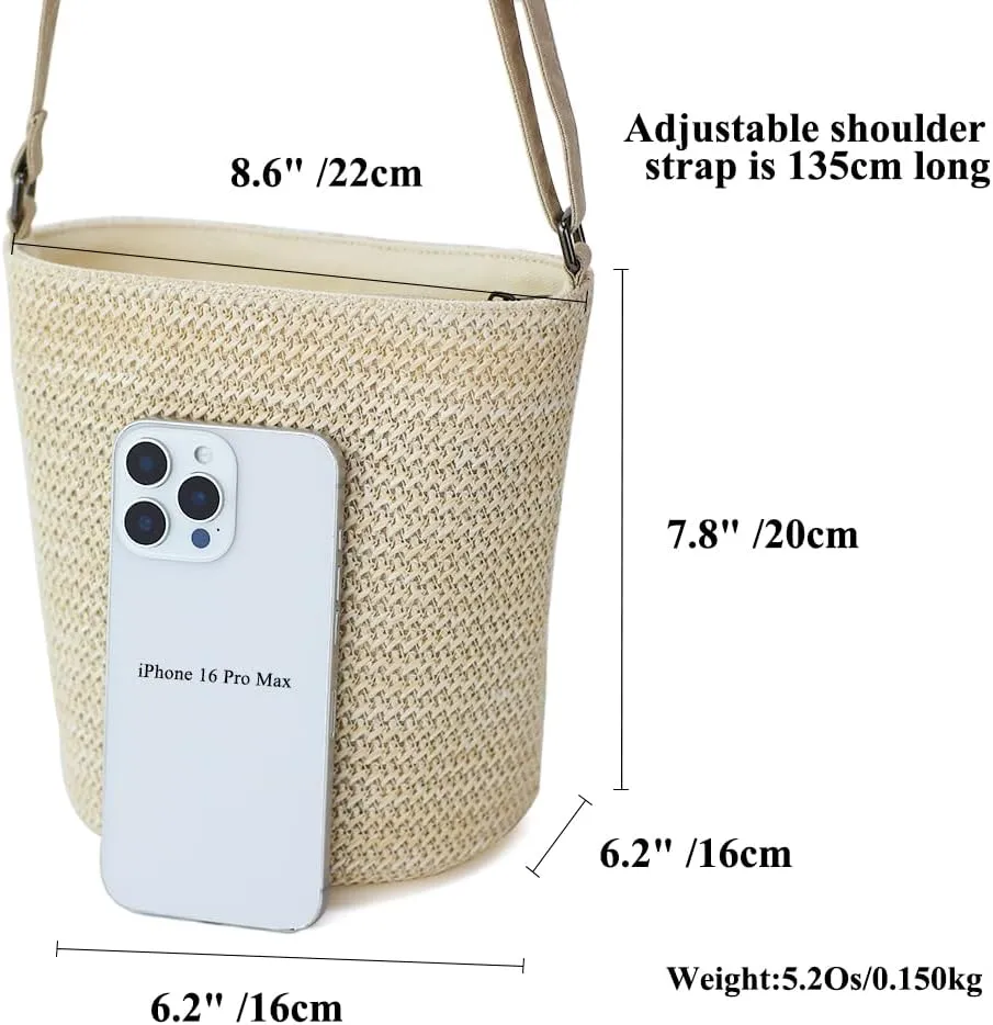 Cylindrical Crossbody Bag For Women