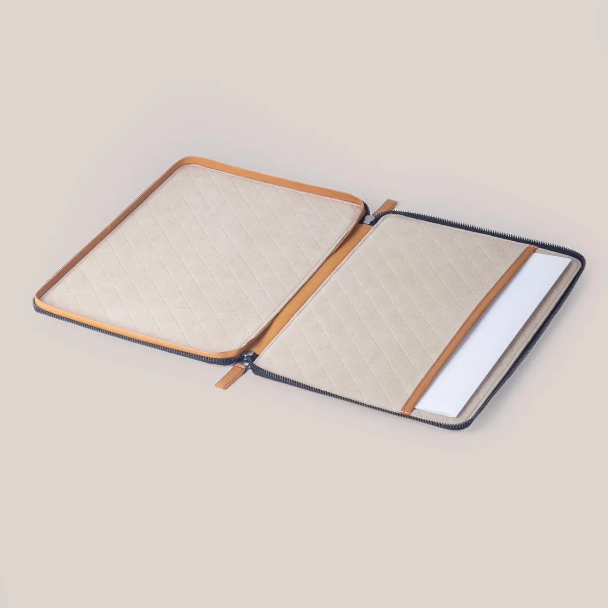 DELL XPS 13 Zippered Laptop Case - Felt and Tan Crunch