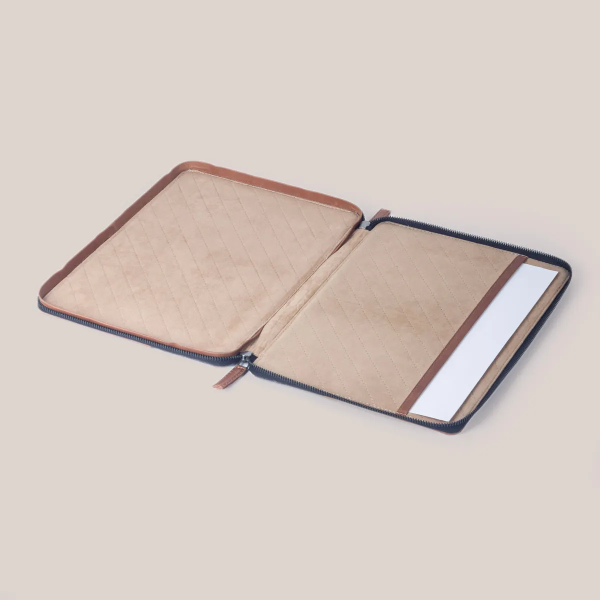 DELL XPS 13 Zippered Laptop Case - Felt and Tan Crunch