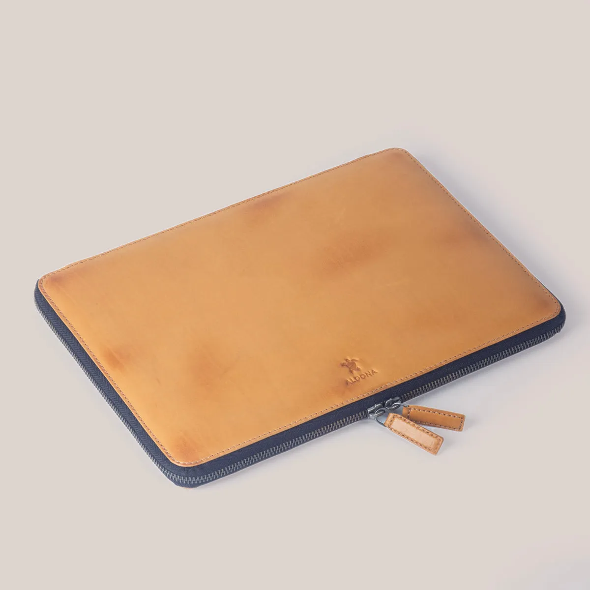 DELL XPS 13 Zippered Laptop Case - Felt and Tan Crunch