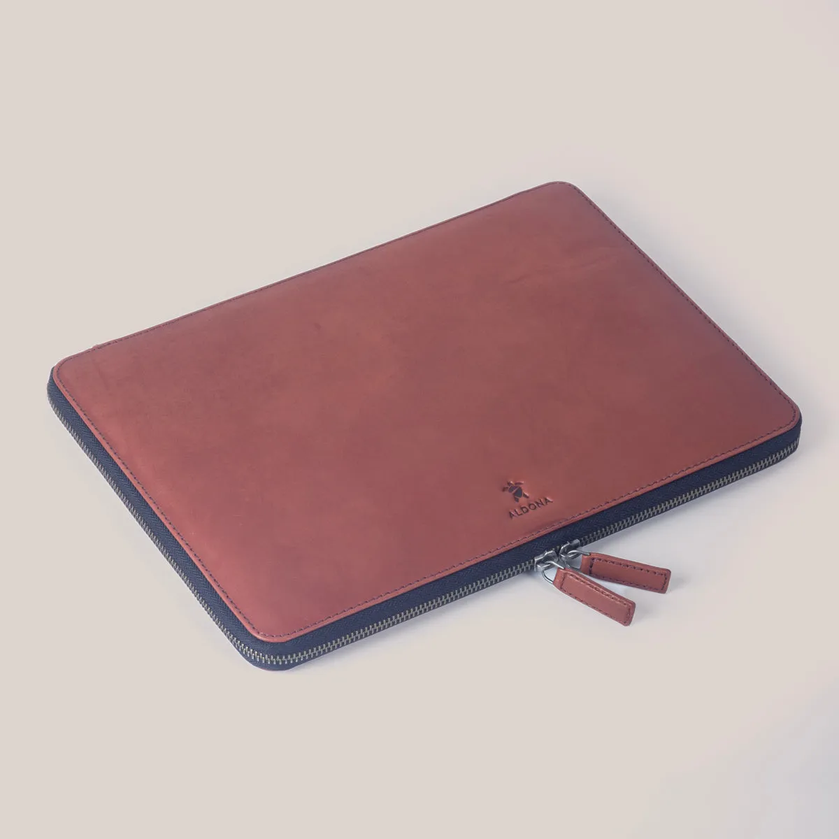 DELL XPS 13 Zippered Laptop Case - Felt and Tan Crunch