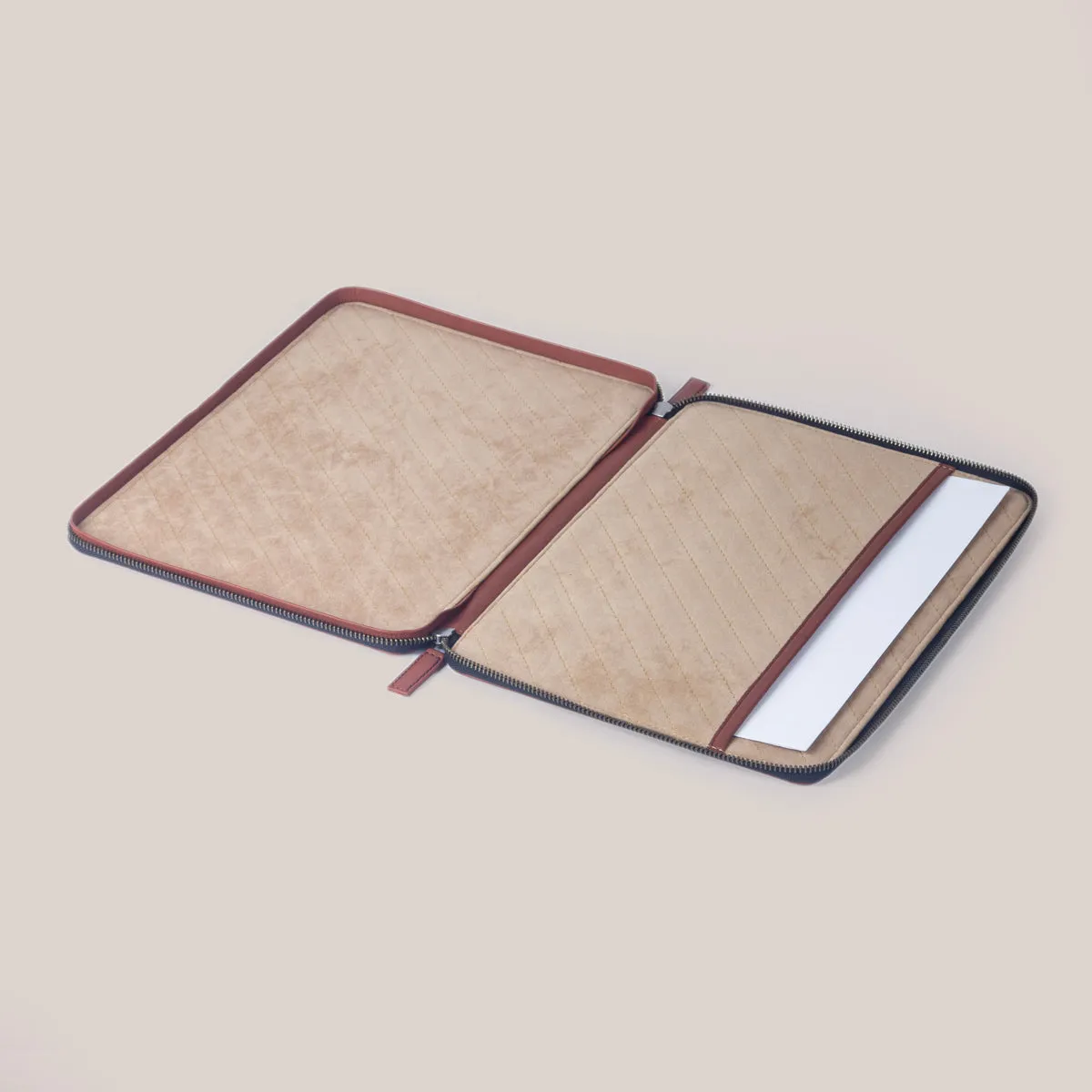 DELL XPS 13 Zippered Laptop Case - Felt and Tan Crunch