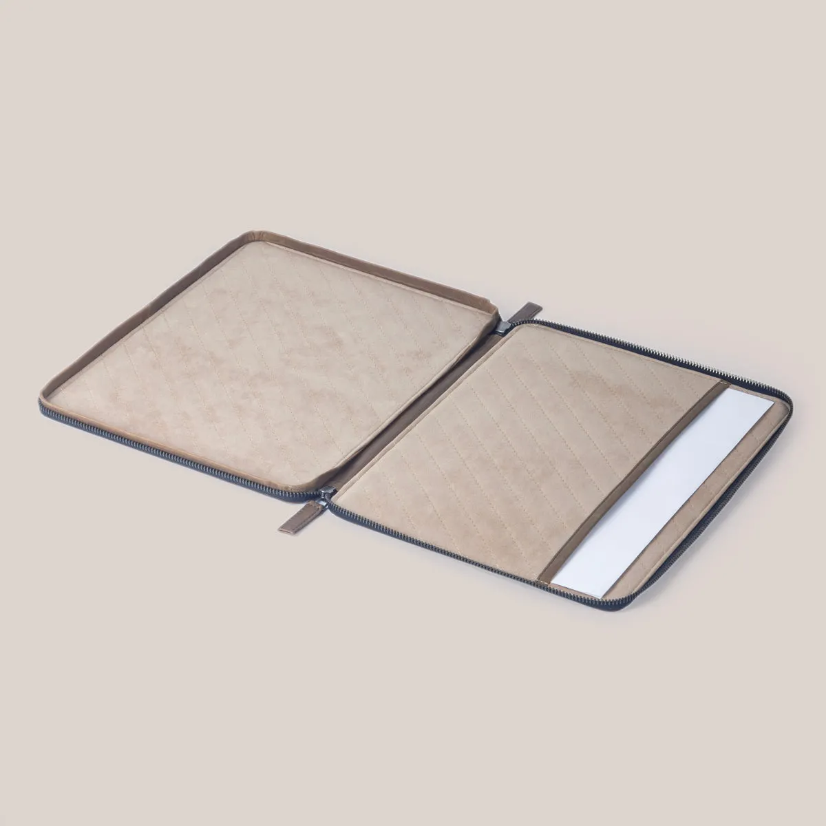 DELL XPS 13 Zippered Laptop Case - Felt and Tan Crunch