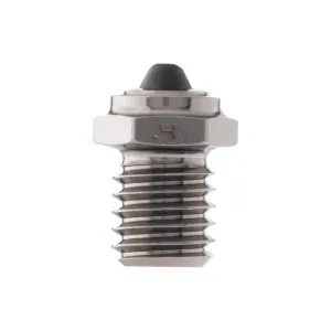 Diamondback Nozzles – MAKO/FIN Compatible – Polycrystalline Solid Diamond Tip 3D Printer Nozzles, Improved Extrusion, Any Filament, Long Life, Wear Resistant, Layer Adhesion, USA Made (0.4mm)