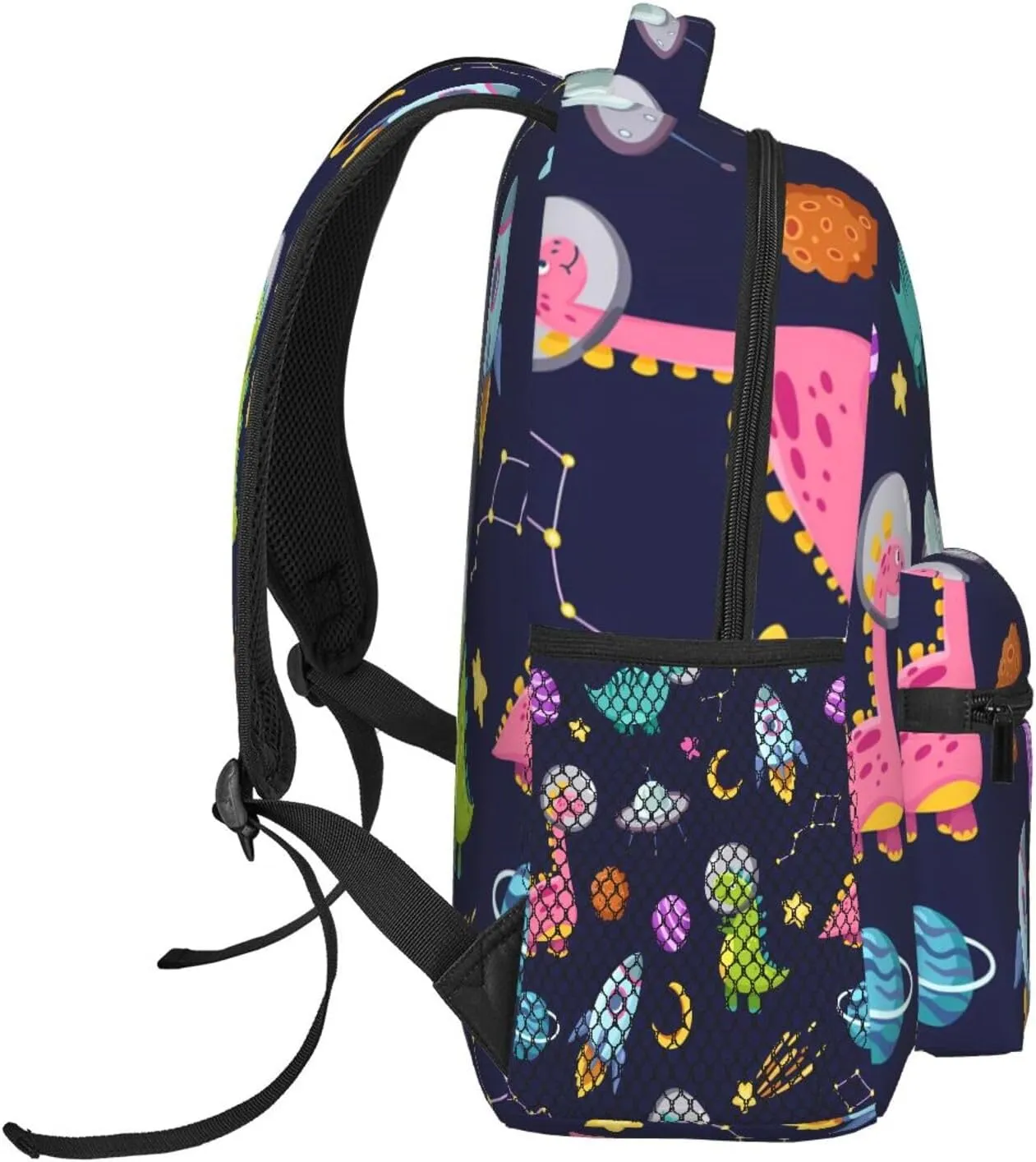 Dinosaur Space Galaxy Nebula Moon Backpack Laptop Backpack Sports Travel Shoulder bag Light casual backpack