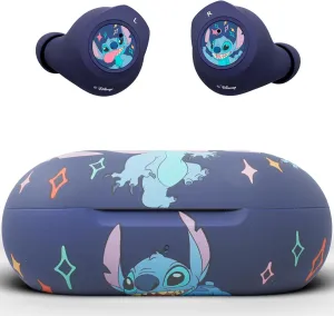 Disney Lilo and Stitch Bluetooth Earbuds w/Charging Case- Wireless Headphones w/Built-in Mic  Up to 30 Hrs Playtime- Lilo and Stitch Gifts for Girls,Boys,Women,Men,All Fans of Lilo and Stitch Stuff