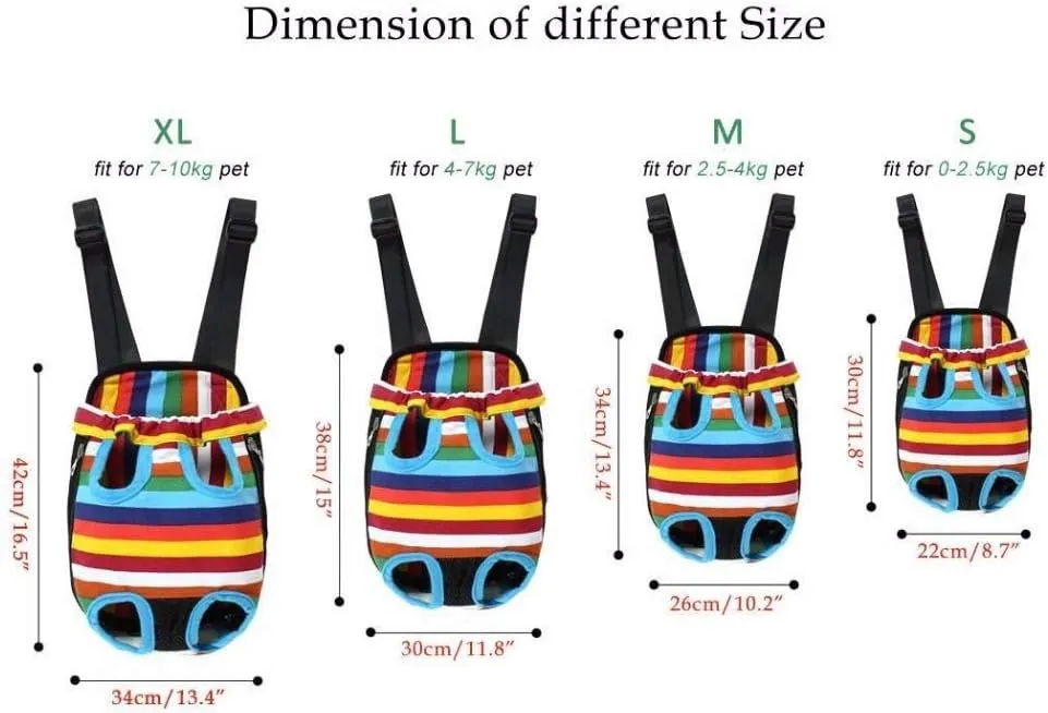 Dog Carrier Legs Out Front Pet Carrier Backpack Adjustable Puppy Cat Small Bag with Shoulder Strap and Sling for Traveling Hiking Camping Outdoor（Camouflage l