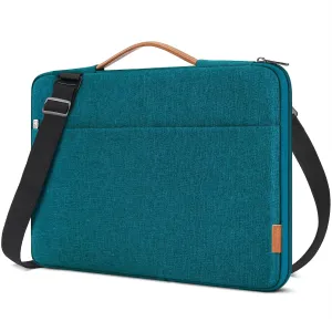 DOMISO 17.3 Inch Laptop Bag Cover Waterproof Shockproof Notebook Sleeve Case Shoulder Bag Protective Cover for 17.3" MSI, Lenovo IdeaPad 321, Teal