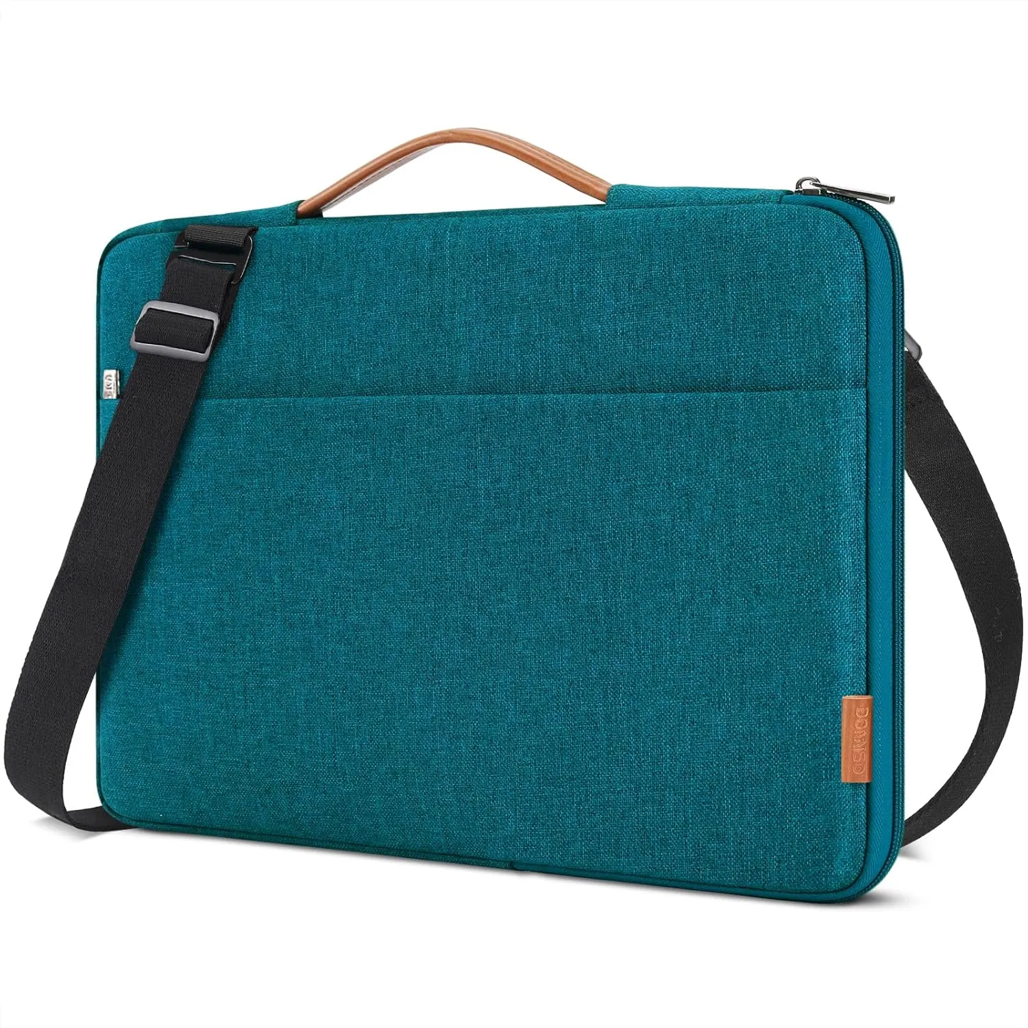 DOMISO 17.3 Inch Laptop Bag Cover Waterproof Shockproof Notebook Sleeve Case Shoulder Bag Protective Cover for 17.3" MSI, Lenovo IdeaPad 321, Teal
