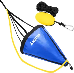 Drift Sock with Dump Line and Harness Buoy,Ocean Anglers Fishing Drift Anchor for Boat/Kayak/Pontoon