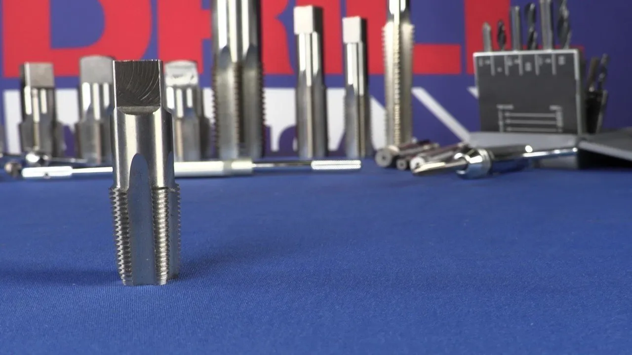 Drill America - POU1/2NPTW/DRILL 1/2" Carbon Steel NPT Pipe Tap and 23/32" High Speed Steel Drill Bit Set, POU Series
