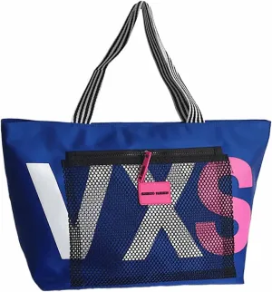 Dry wet separation Korean style super large capacity beach travel shopping bag letter women's tote bag