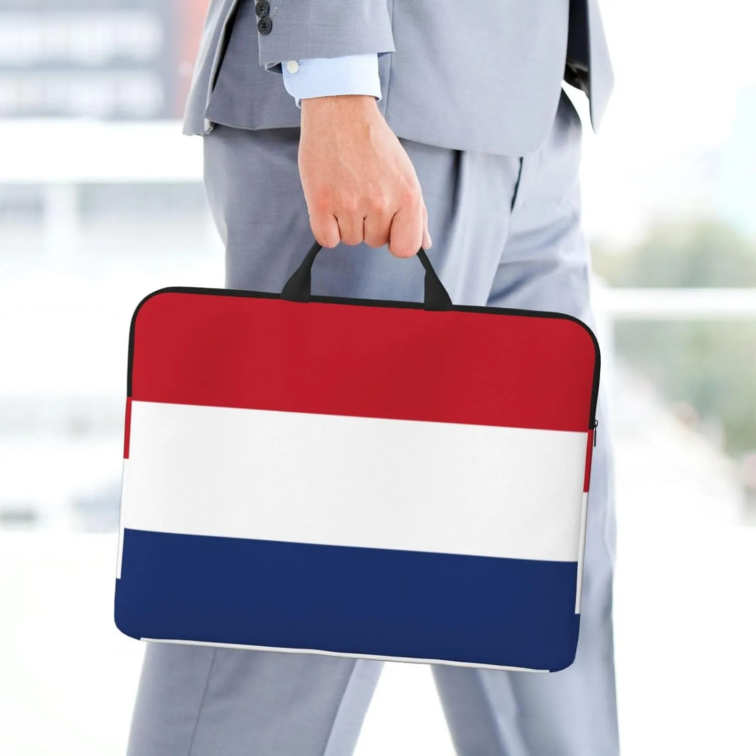 Dutch Flag 14 Inch Laptop Case, Water-Resistant and Shockproof Computer Cases for Laptopsï¼ŒSuitable for Daily Travel