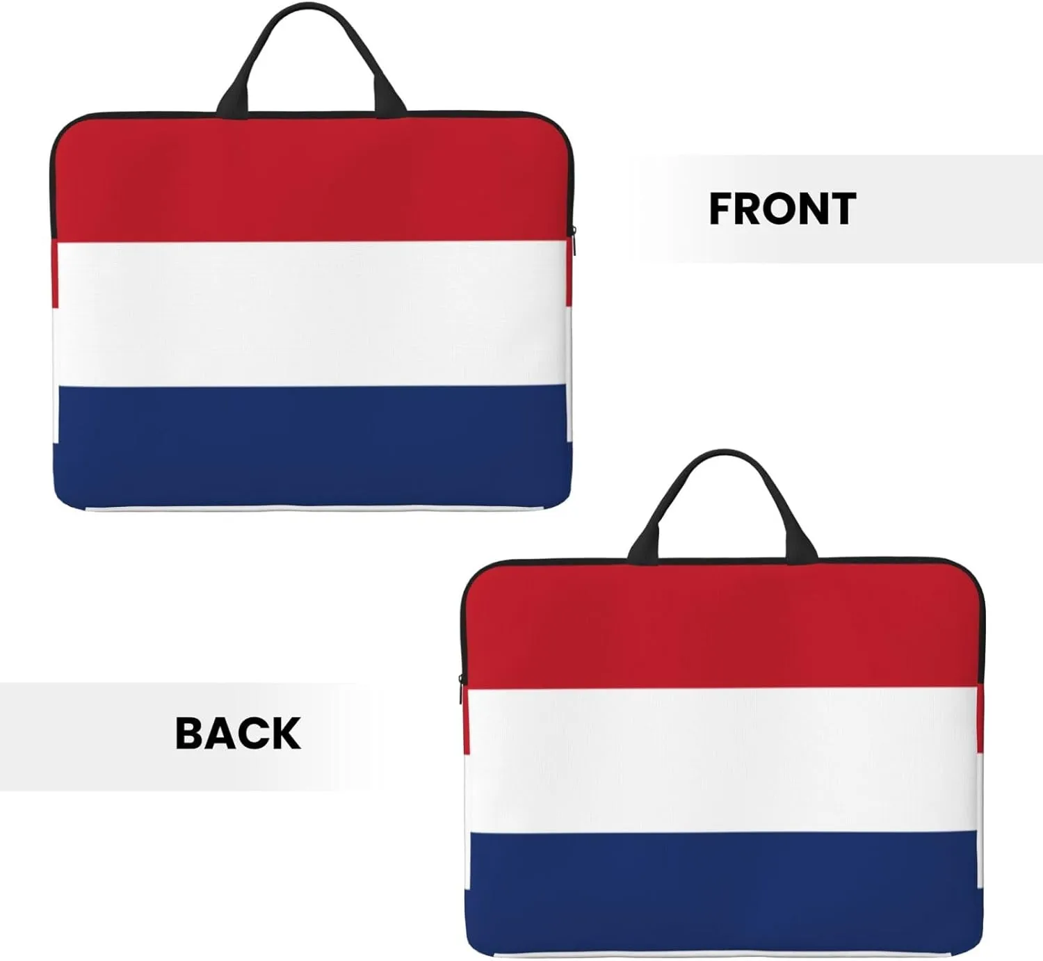 Dutch Flag 14 Inch Laptop Case, Water-Resistant and Shockproof Computer Cases for Laptopsï¼ŒSuitable for Daily Travel