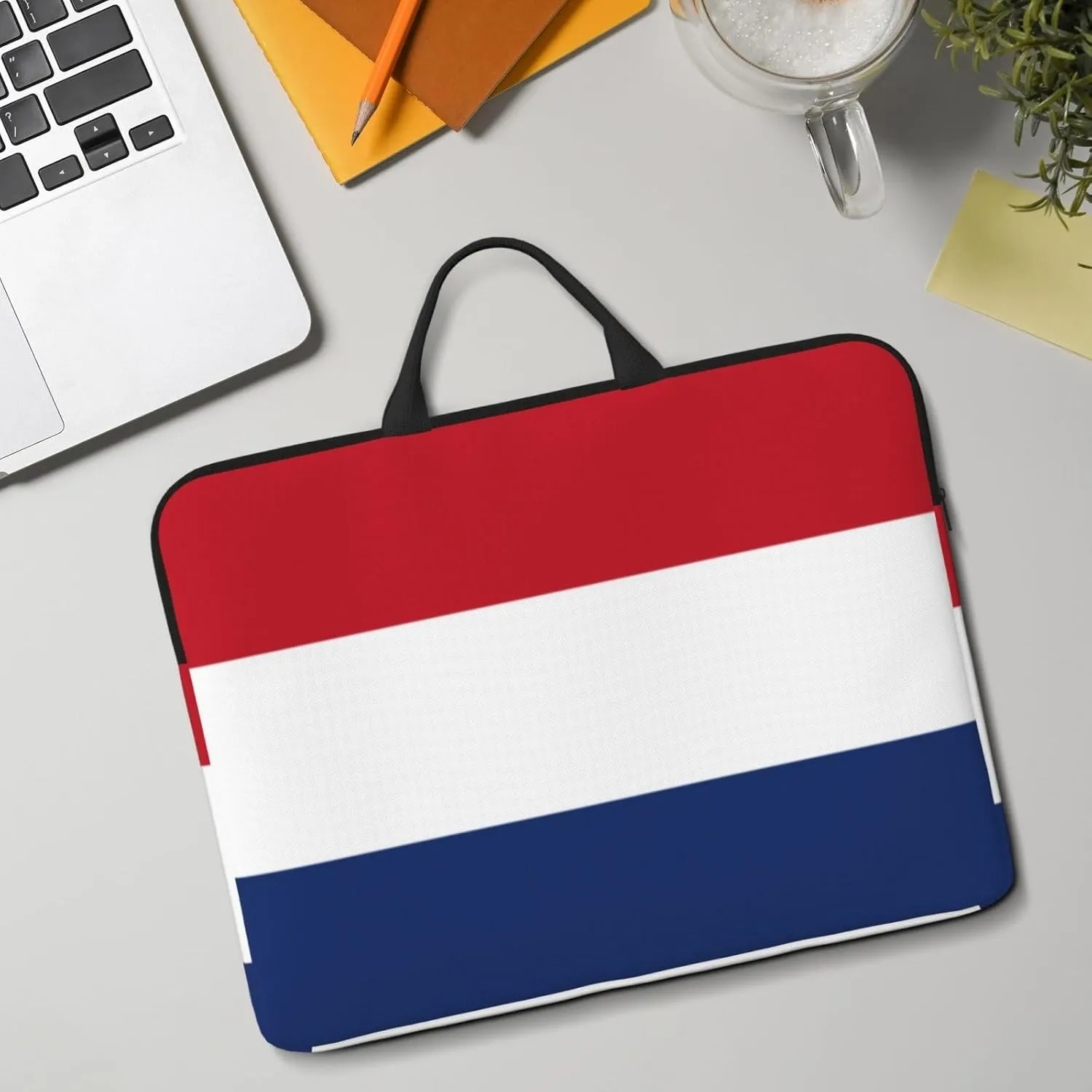 Dutch Flag 14 Inch Laptop Case, Water-Resistant and Shockproof Computer Cases for Laptopsï¼ŒSuitable for Daily Travel