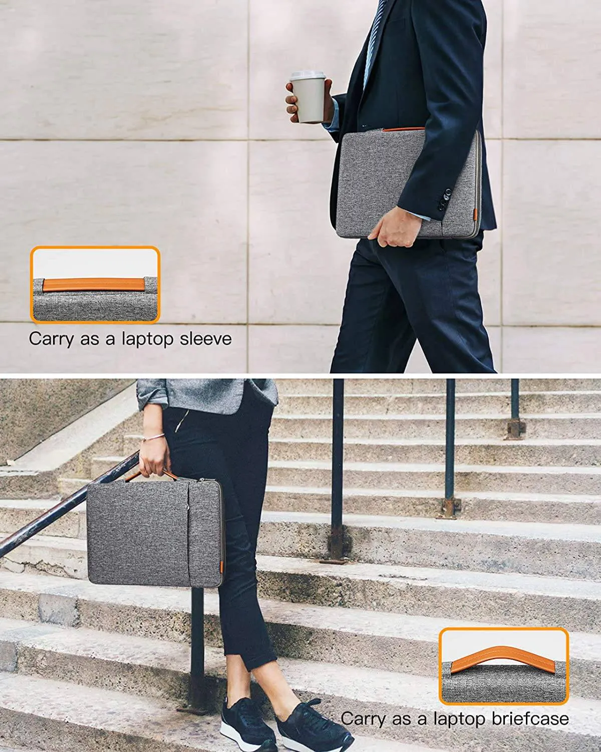 EdgeKeeper 360° Protective 13.3 Inch Laptop Carrying Case LB02006/B1