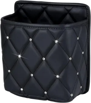 eing Car Seat Organizer - Premium Seat Back/Front Seat Travel Caddy,Bling Crystal Car Front Seat Organizer (1 - Pack,Black)