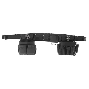 Electrician's Padded Tool Belt/Pouch Combo, 27-Pocket, 4-Piece, L