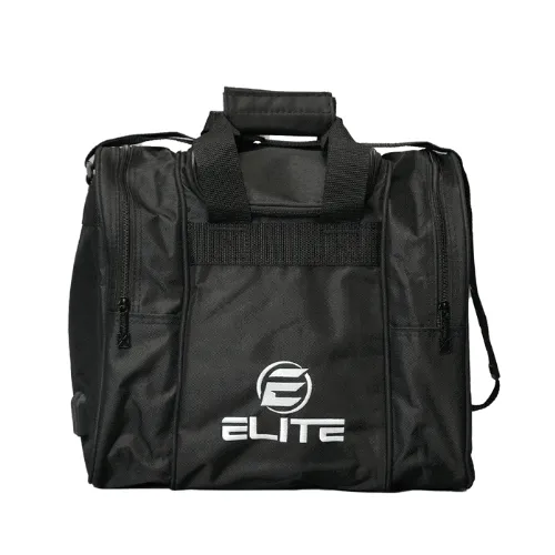 ELITE Deluxe Single Tote Bowling Bag Black