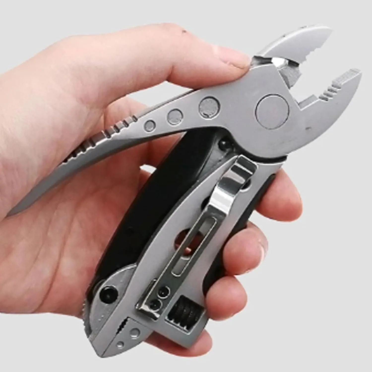 Elmyse Outdoor Multi-purpose Tool Pliers, 2025 New Elmyse 5 in 1 Mini Multitool Pliers Tool Kit, Wire Cutters for Survival and Emergency, Versatile Tool for Outdoor, Camping, Hiking (2pcs)