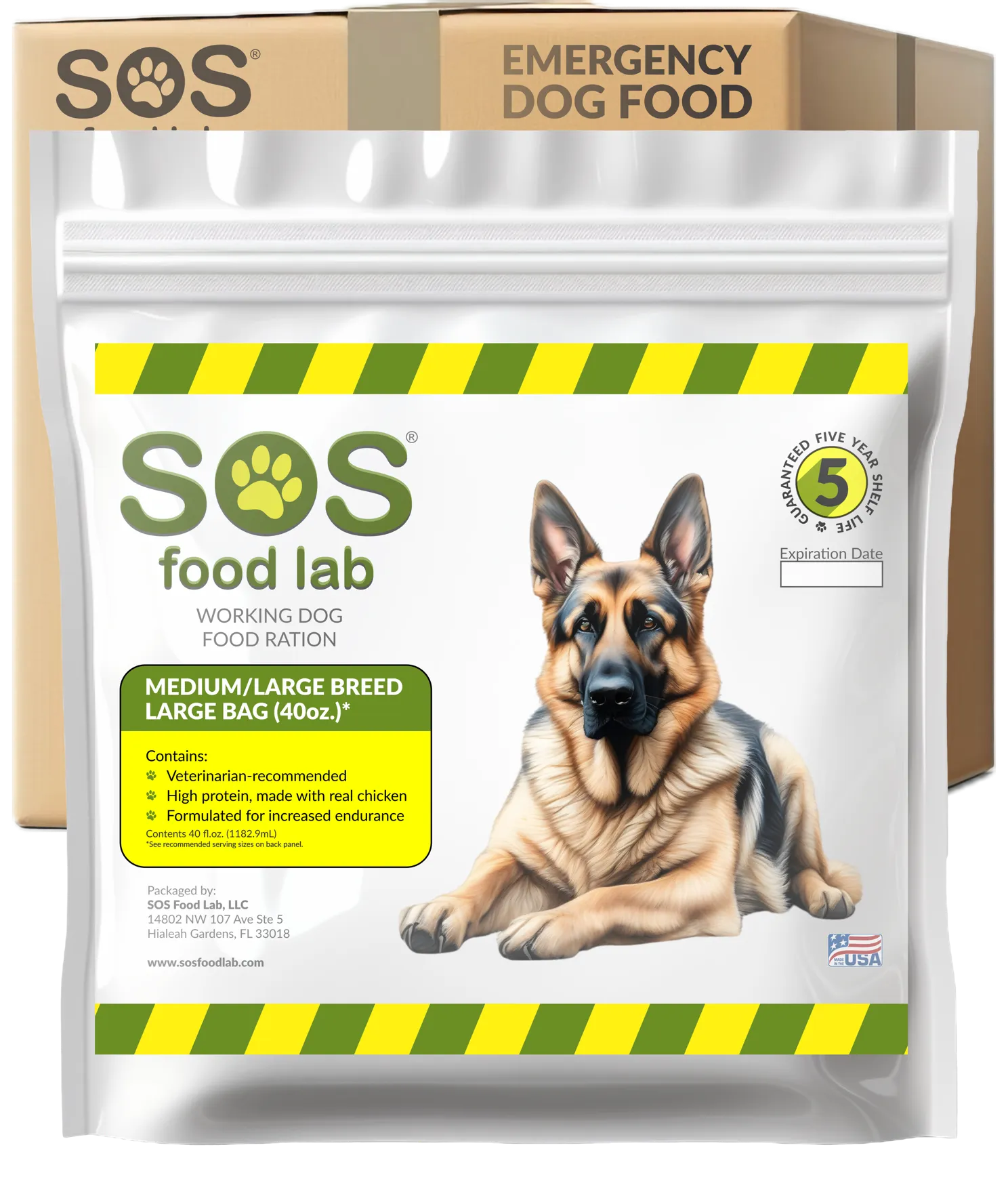 Emergency Dog Food - 40 oz. Bag