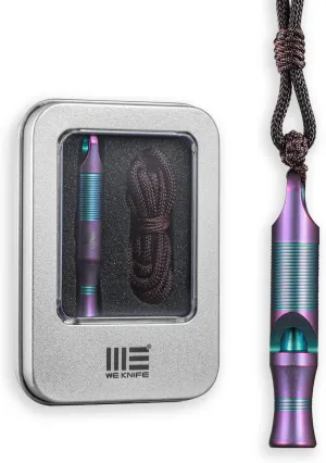Emergency Whistle Survival Loud, Titanium Outdoor Safety Whistle Survival Shrill Loud Blast with Paracord for Kayak, Life Vest, Jacket, Boating, Fishing,Camping, Hiking, Hunting, Coyote
