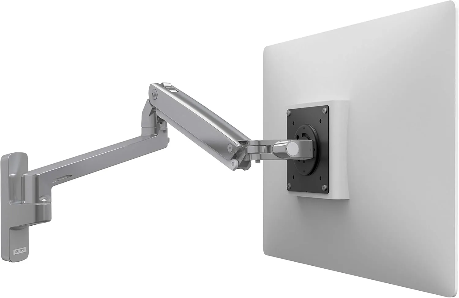Ergotron – MXV Single Monitor Arm, VESA Wall Mount – for Monitors Up to 34 Inches, 7 to 20 lbs – Polished Aluminum