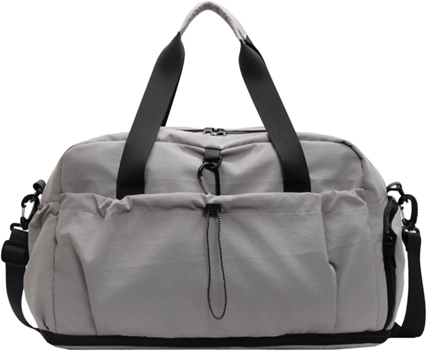 Expandable Lightweight Travel Bag, External Travel Luggage, Sports And Fitness, Large Capacity Sports Luggage Bag (Grey)