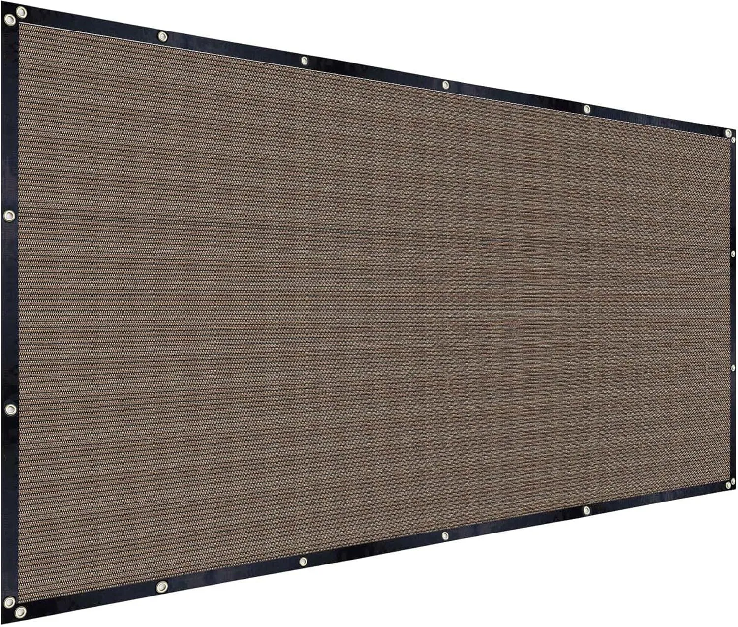 FAIR WIND Shade Cloth 90% Sun Shade Fabric Privacy Screen Shade Cover Patio Canopy with Grommets Shade Net for Garden Outdoor Pergola 6 x 10 FT - Mocha
